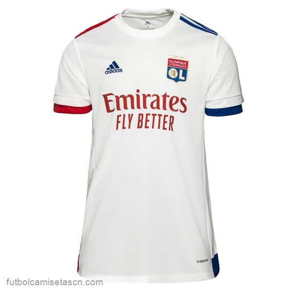 Camiseta Lyon 1ª Mujer 2020/21 Blanco